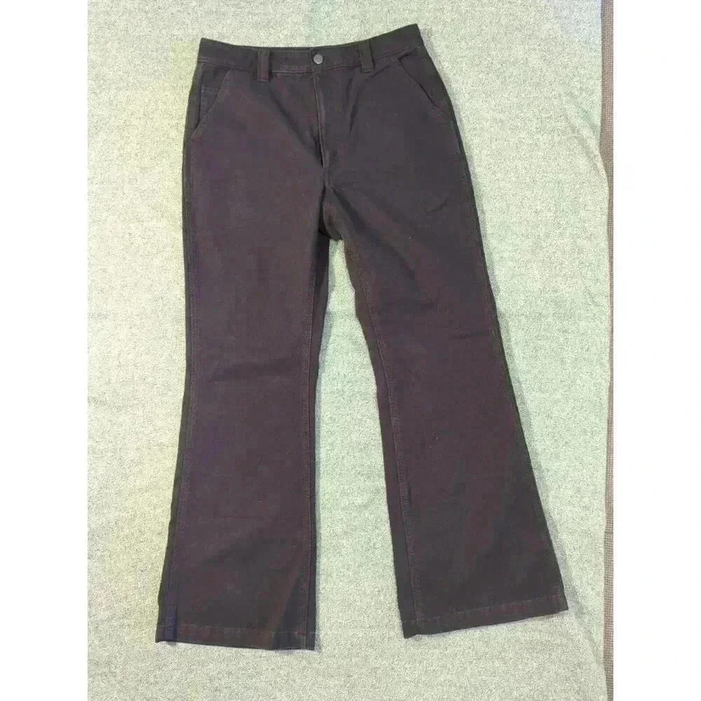 Aritzia Tna Black Flare / Bootcut Mid Rise Jeans Womens 10